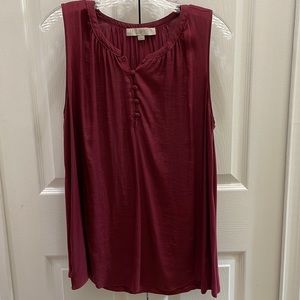 Loft sleeveless blouse